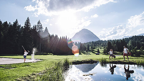 Golfangebot mit 3 Greenfees inklusive im Hotel Kristall in Leutasch
